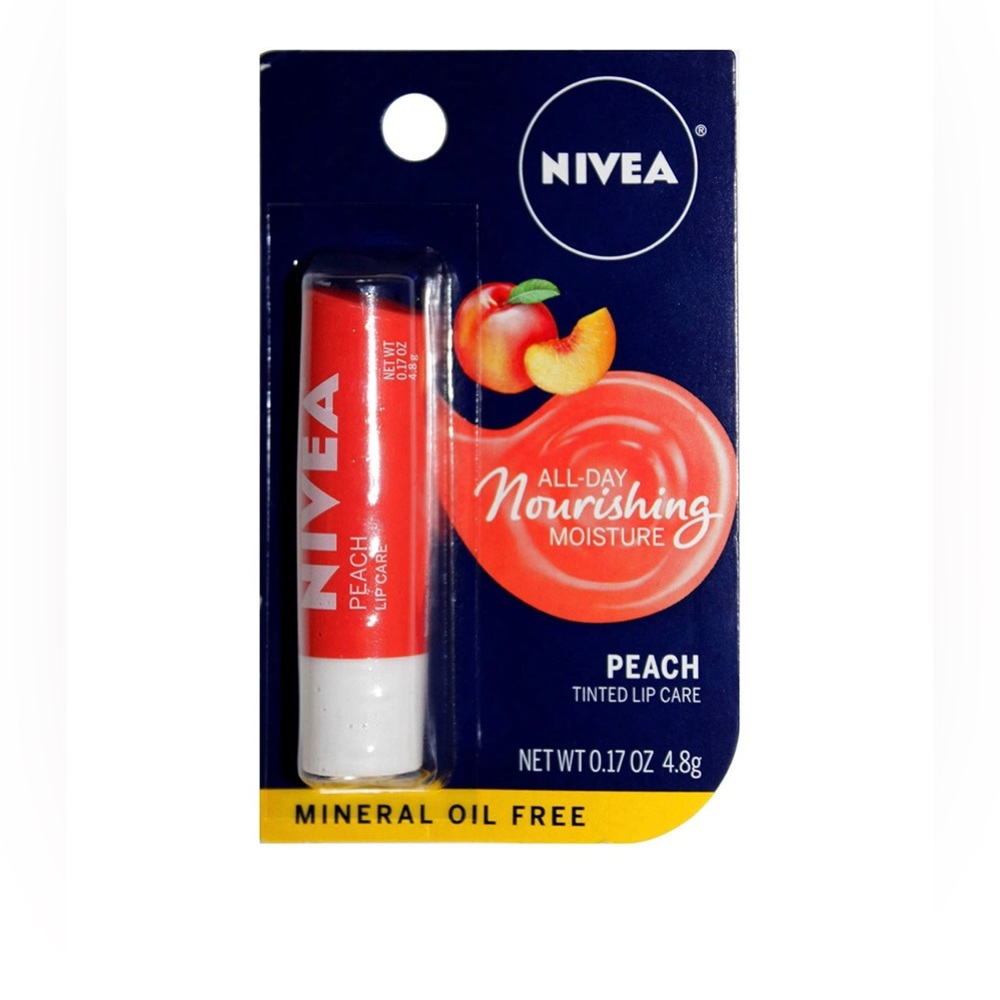 4/$20 Nivea Nourishing Moisture Tinted Lip Care - Peach